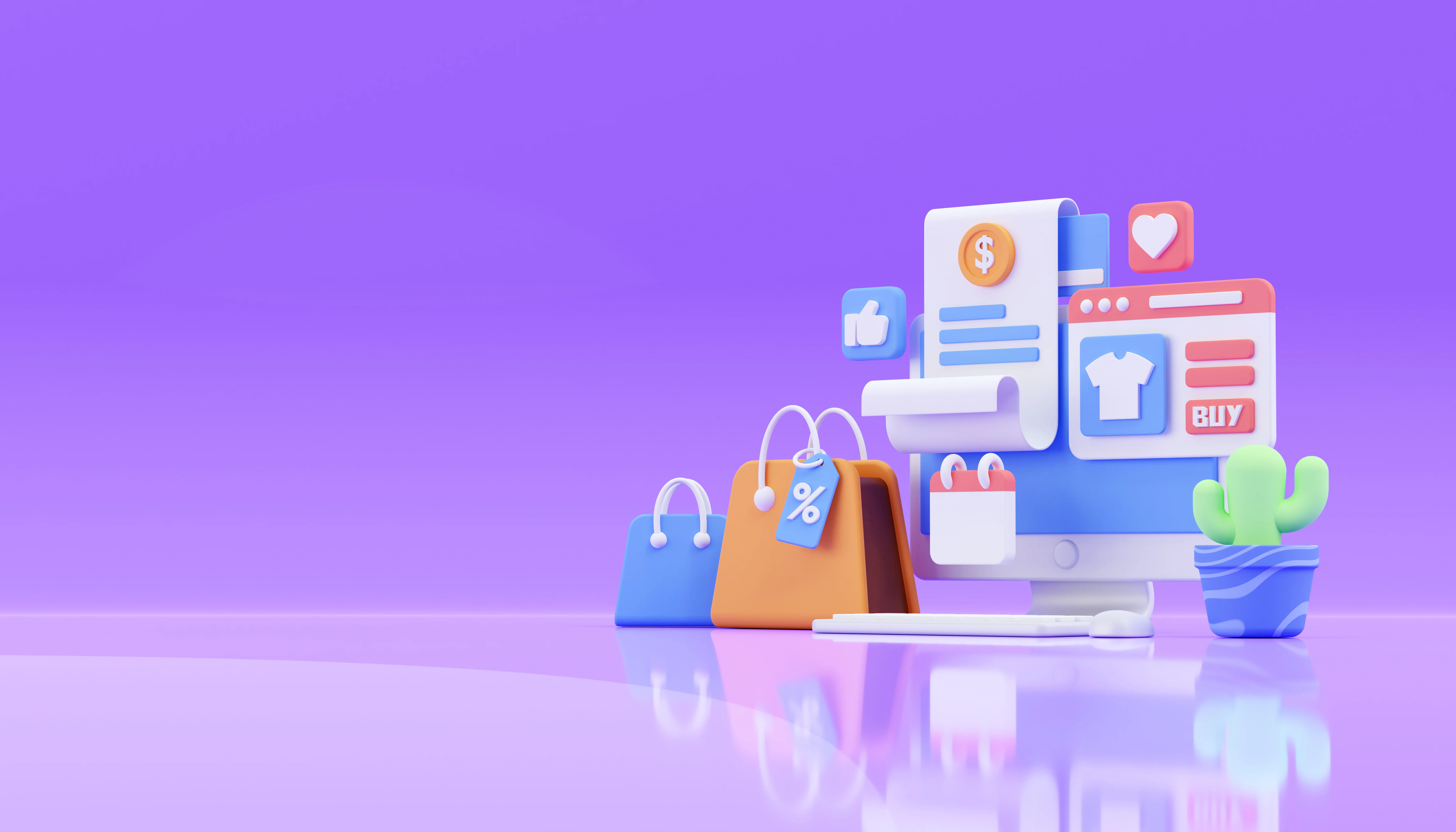 Ecommerce SEO benefits illustration